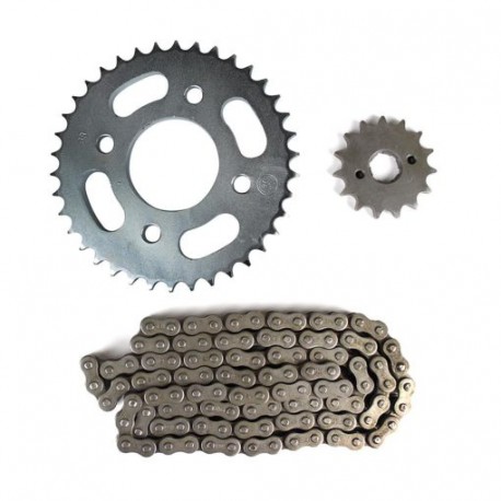 Engrane 38X15 Cadena 428X108L Plano Set Italika Ft 125 Roda