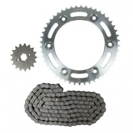Engrane 49X17 Cadena 428X130L Set Honda Xr 150 L (16-19) Choho