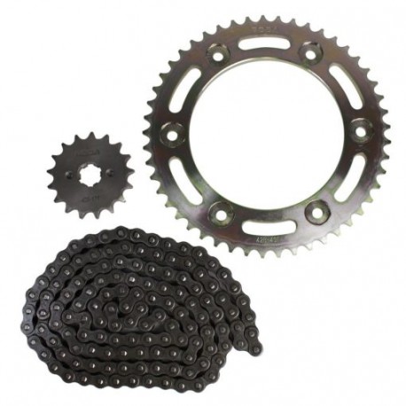 Engrane 49X17 Cadena 428X130L Set Honda Xr 150 L (16-19) Roda